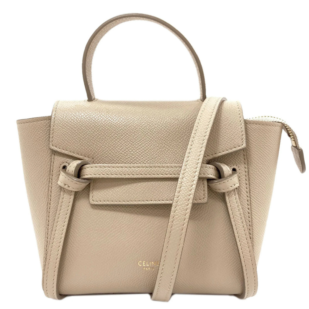 Celine Belt Bag Nano 2-Way Handbag Calfskin Women's CELINE
